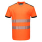 Portwest PW3 T-shirts T181 HiVis UPF35+ UV oranje-zwart(OB)