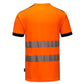 Portwest PW3 T-shirts T181 HiVis UPF35+ UV oranje-zwart(OB)