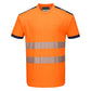 Portwest PW3 T-shirts T181 HiVis UPF35+ UV oranje-marineblauw(ON)