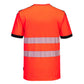 Portwest PW3 T-shirt T181 rood-zwart(RB)