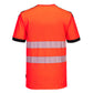 Portwest PW3 T-shirt T181 rood-zwart(RB)