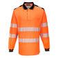 Portwest PW3 Poloshirts T184 oranje-zwart(OB)