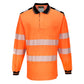 Portwest PW3 Poloshirts T184 oranje-zwart(OB)