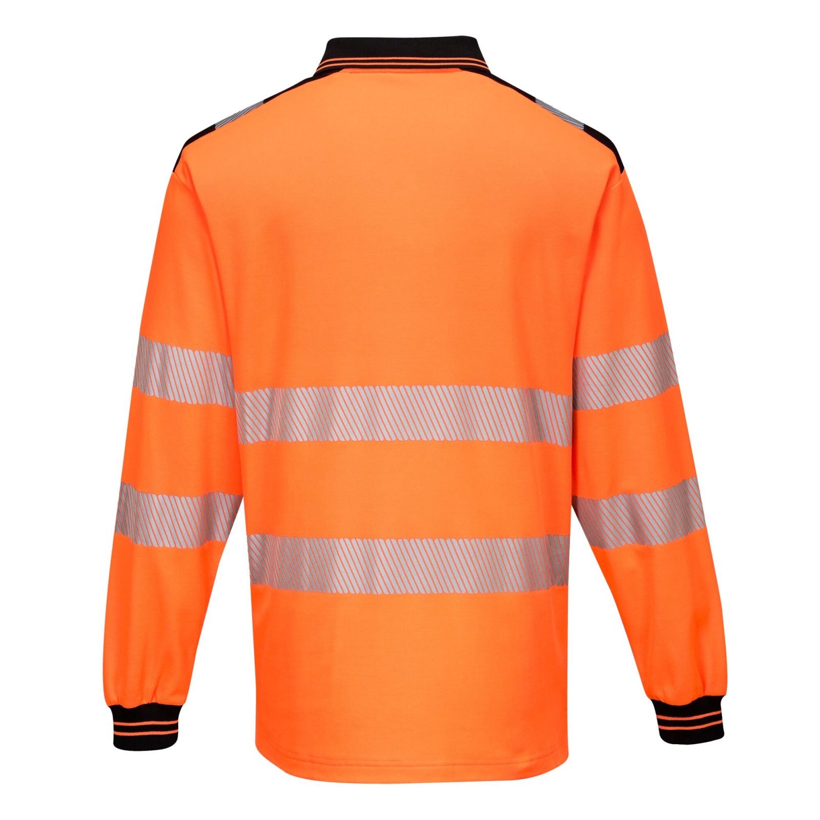 Portwest PW3 Poloshirts T184 oranje-zwart(OB)