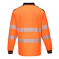 Portwest PW3 Poloshirts T184 oranje-zwart(OB)
