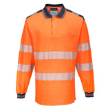 Portwest PW3 Poloshirts T184 oranje-marineblauw(ON)