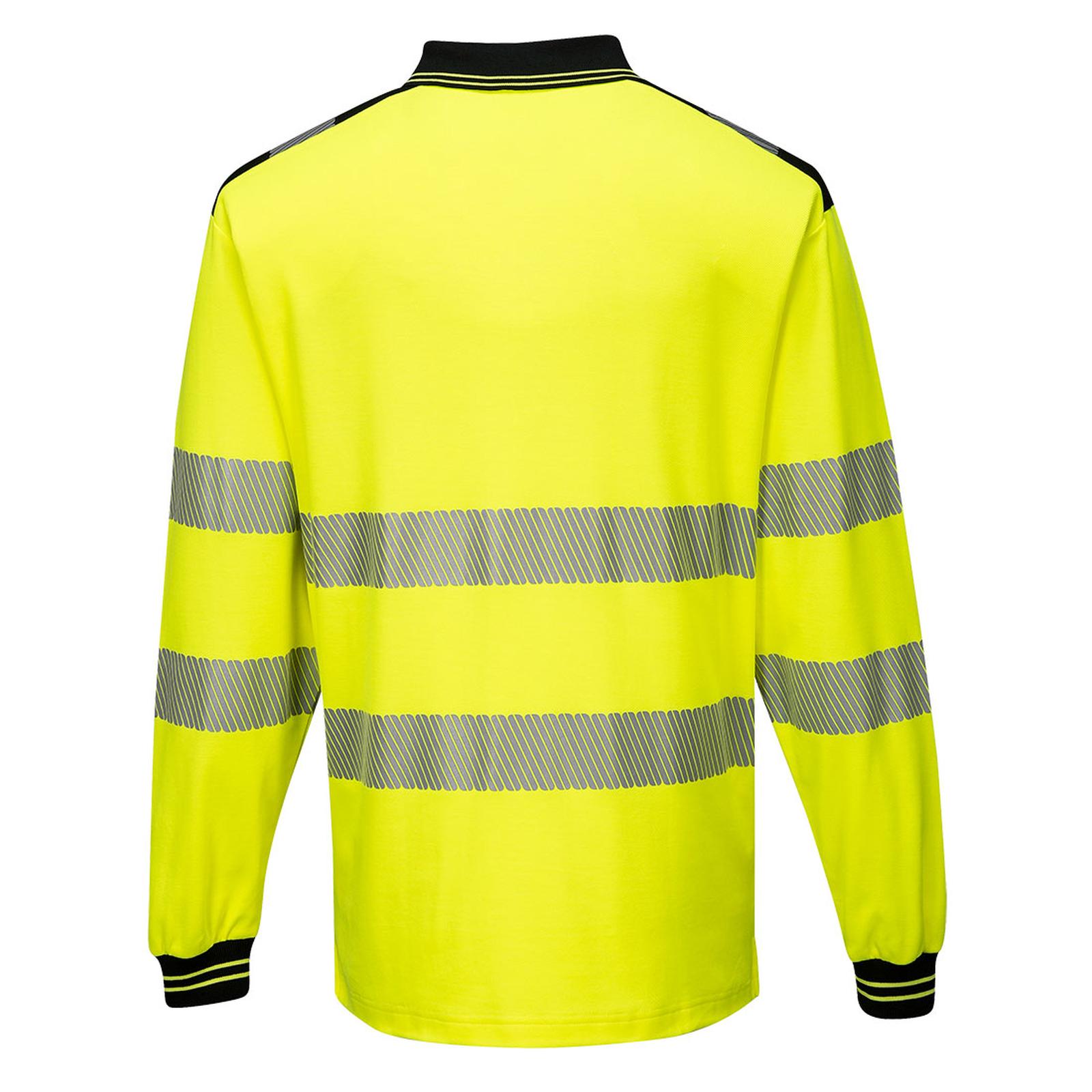 Portwest PW3 Poloshirts T184 geel-zwart(YB)