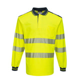 Portwest PW3 Poloshirts T184 geel-marineblauw(YN)