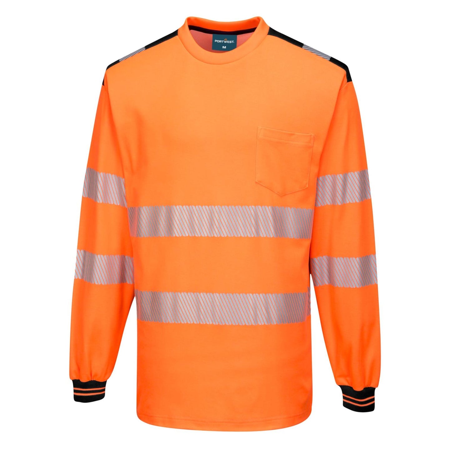 Portwest PW3 T-shirts T185 oranje-zwart(OB)