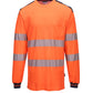 Portwest PW3 T-shirts T185 oranje-marineblauw(ON)