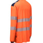 Portwest PW3 T-shirts T185 oranje-marineblauw(ON)