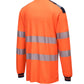 Portwest PW3 T-shirts T185 oranje-marineblauw(ON)