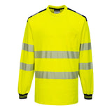 Portwest PW3 T-shirts T185 geel-zwart(YB)