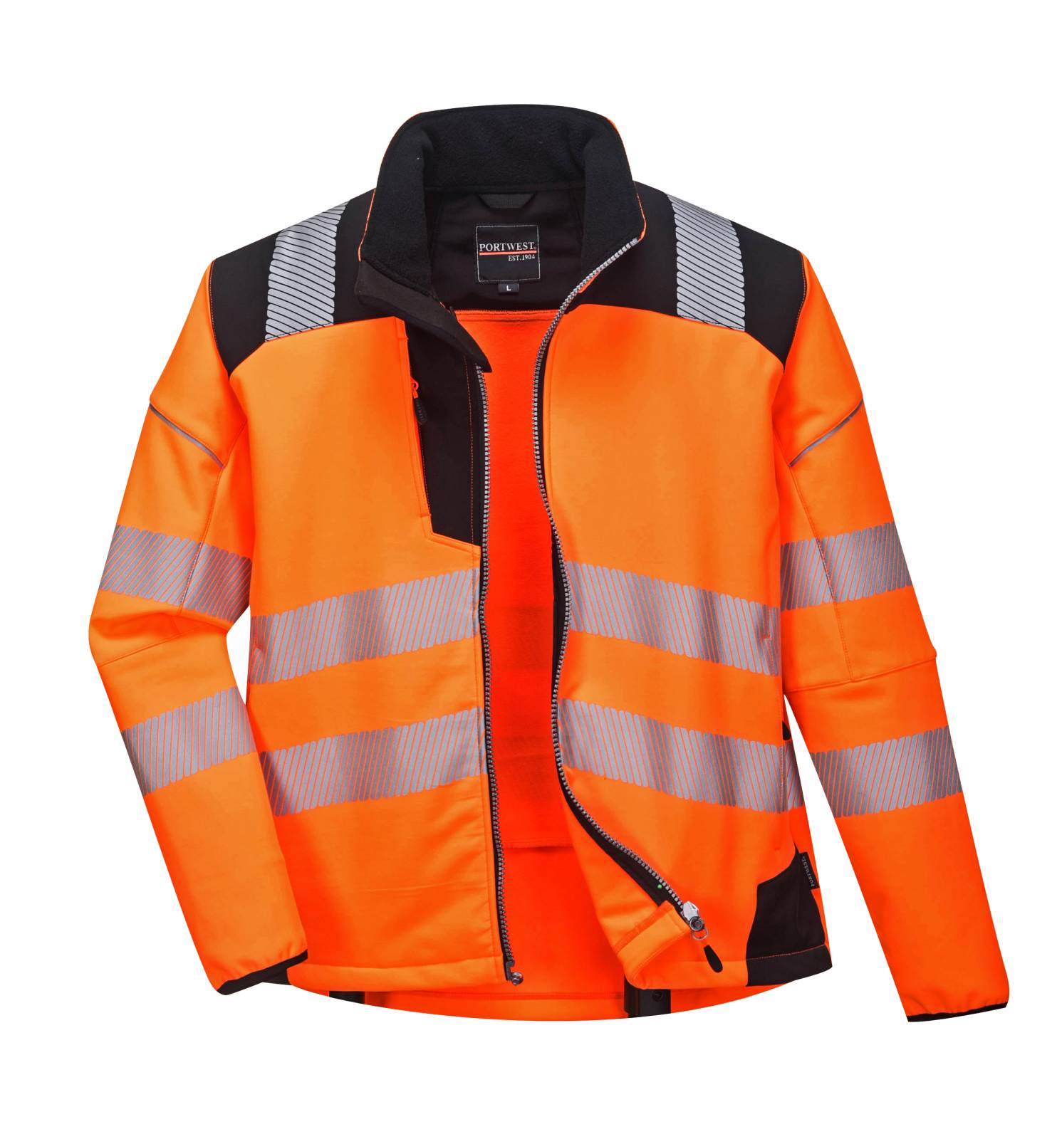 Portwest PW3 Jassen T402 HiVis Waterafstotend oranje-zwart(OB)