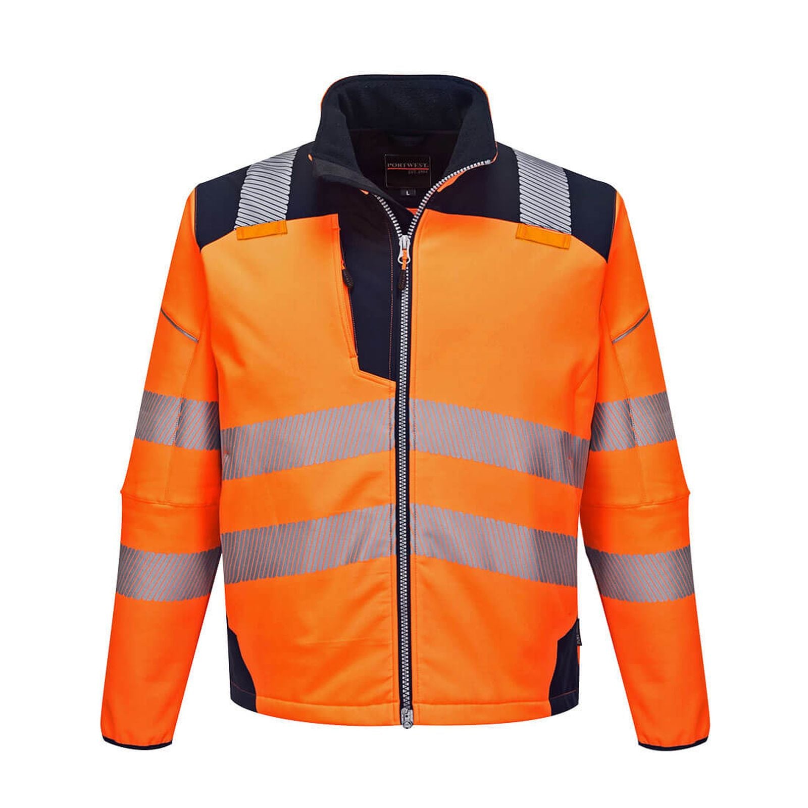 Portwest PW3 Jassen T402 HiVis Waterafstotend oranje-marineblauw(ON)