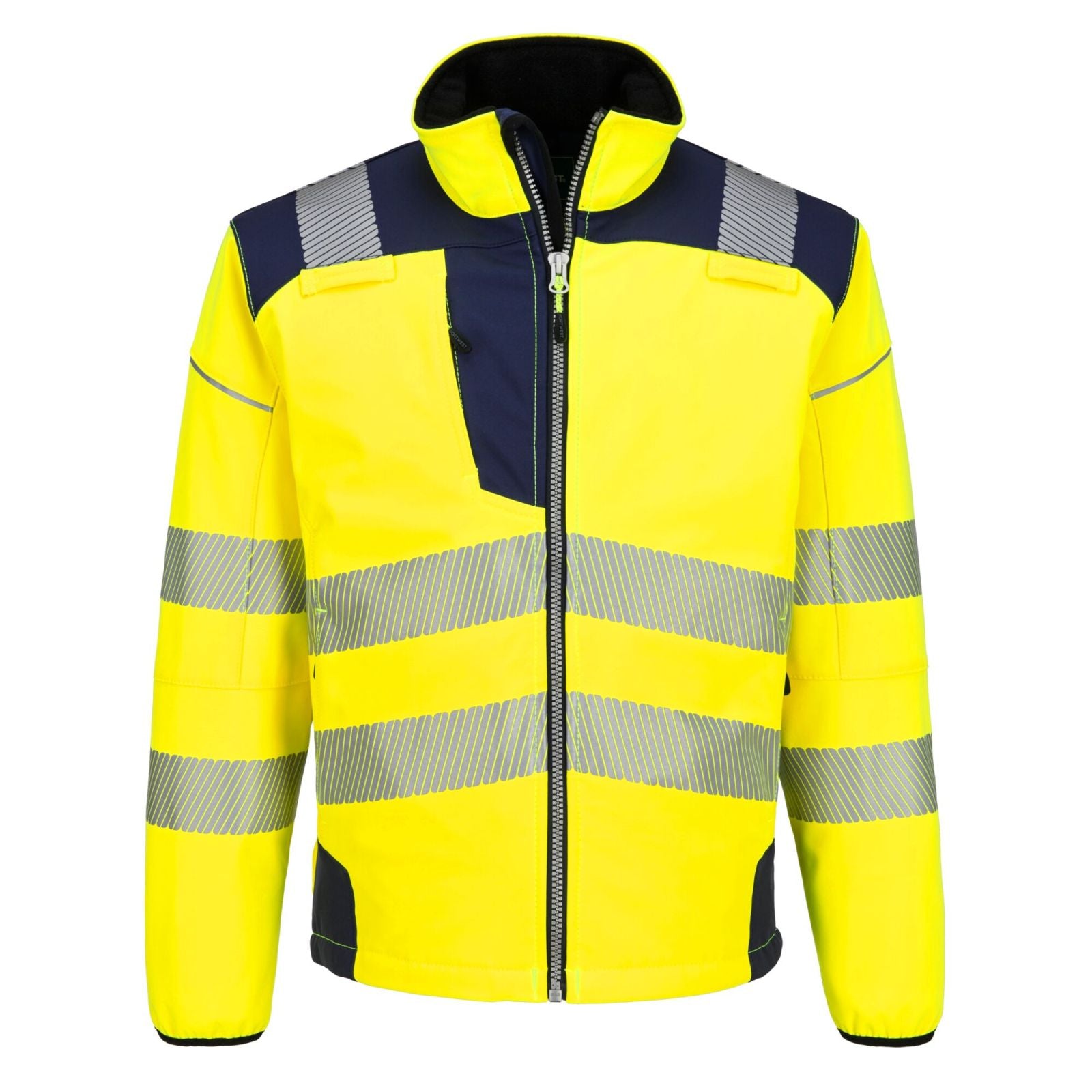 Portwest PW3 Jassen T402 HiVis Waterafstotend geel-marineblauw(YN)