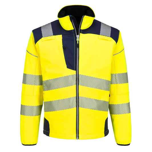 Portwest PW3 Jassen T402 HiVis Waterafstotend geel-marineblauw(YN)