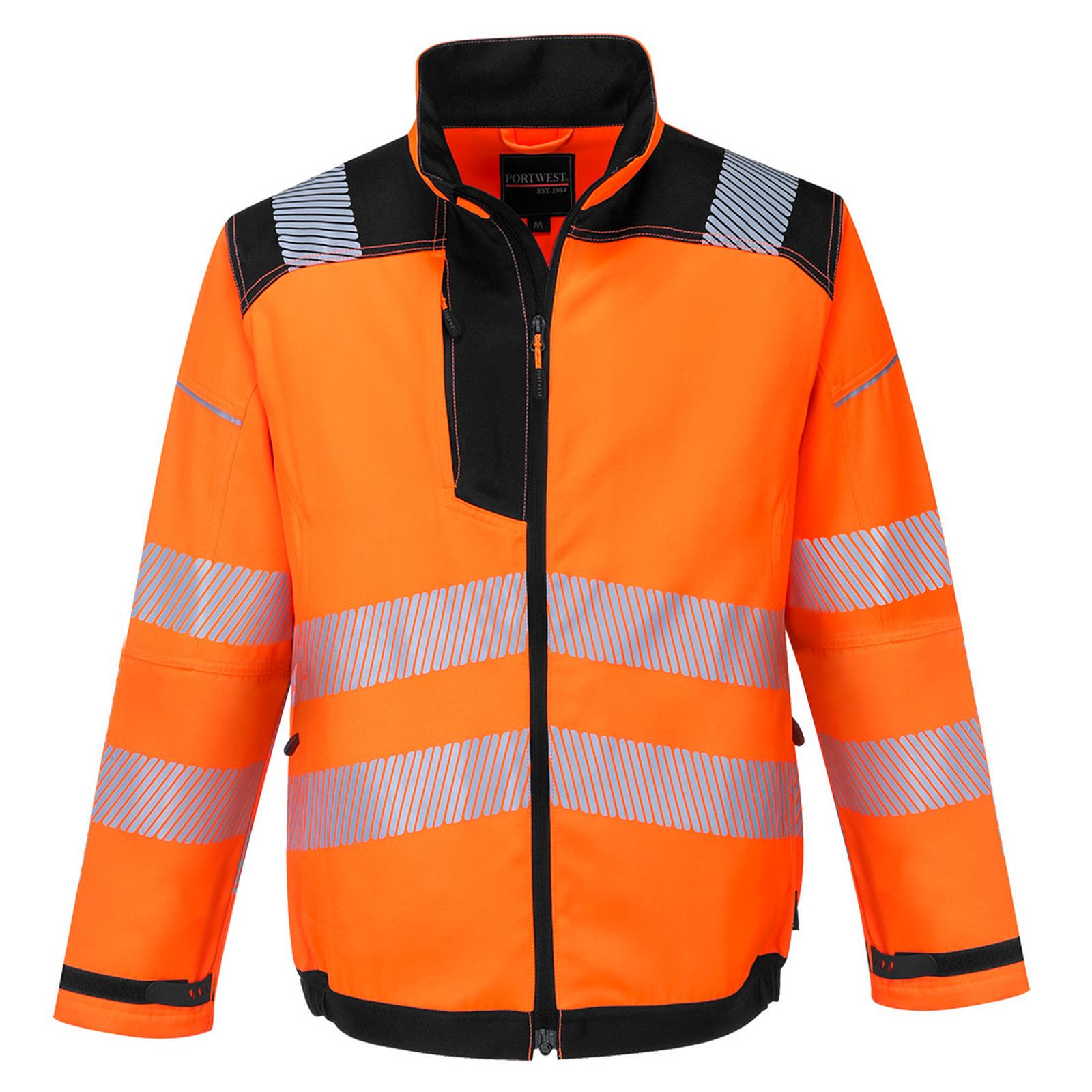 Portwest PW3 Jassen T500 HiVis UPF50+ UV oranje-zwart(OB)