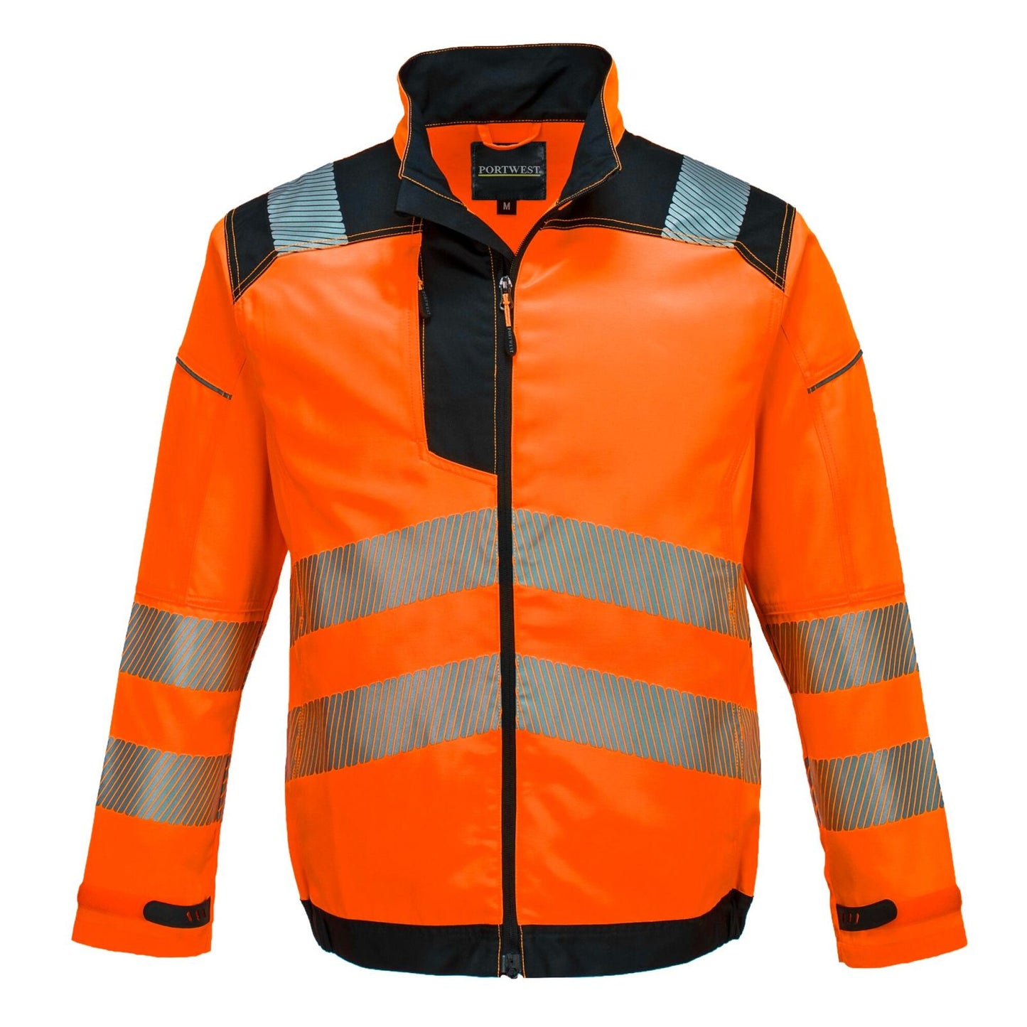 Portwest PW3 Jassen T500 HiVis UPF50+ UV oranje-zwart(OB)