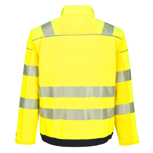 Portwest PW3 Jassen T500 HiVis UPF50+ UV geel-marineblauw(YN)