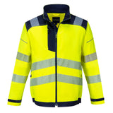 Portwest PW3 Jassen T500 HiVis UPF50+ UV geel-marineblauw(YN)