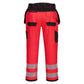 Portwest PW3 Broeken T501 rood-zwart(RB)