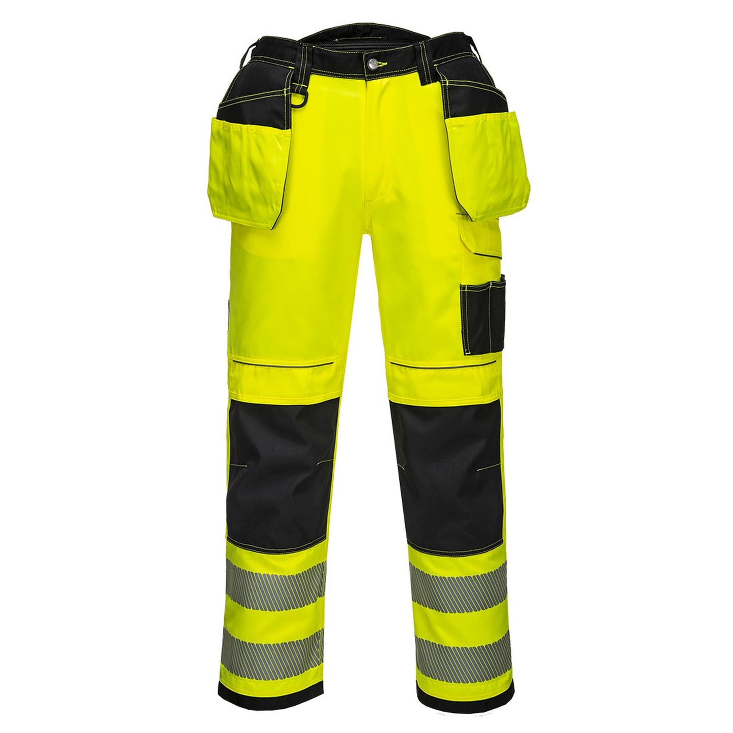 Portwest PW3 Broeken T501 HiVis UPF50+ UV geel-zwart(YB)