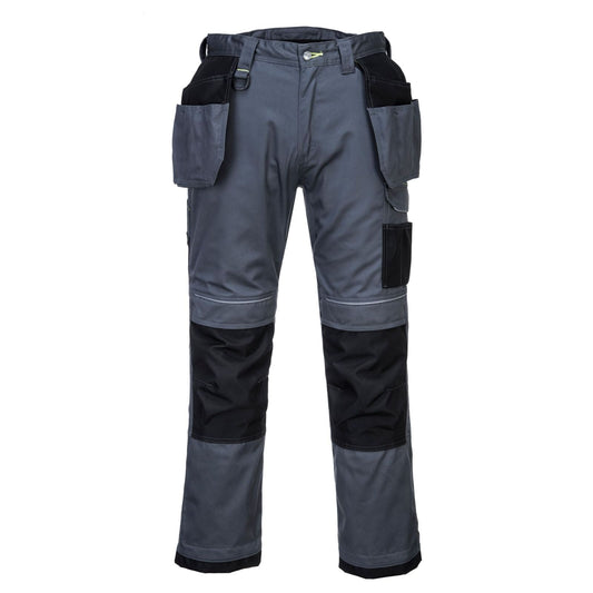Portwest PW3 Broeken T602 zoom grijs-zwart(ZB)