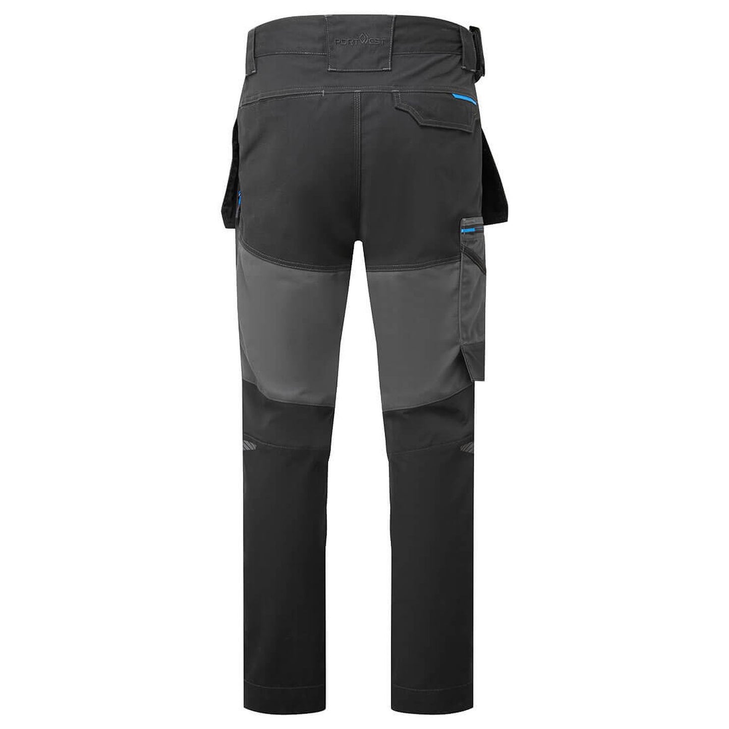 Portwest WX3 Werkkleding Werkbroek T719 slim fit holster stretch metaalgrijs(MG)