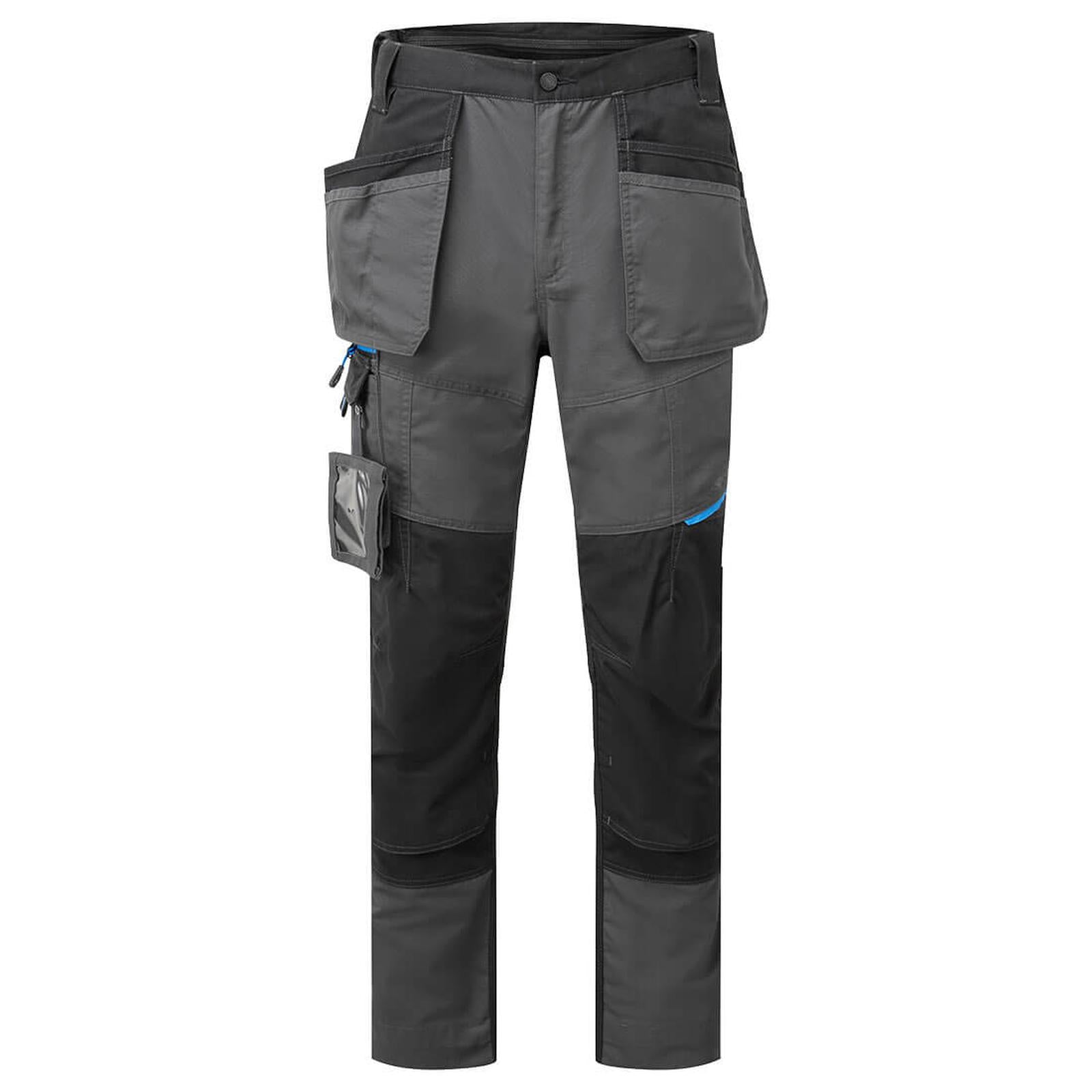 Portwest WX3 Werkkleding Werkbroek T719 slim fit holster stretch metaalgrijs(MG)