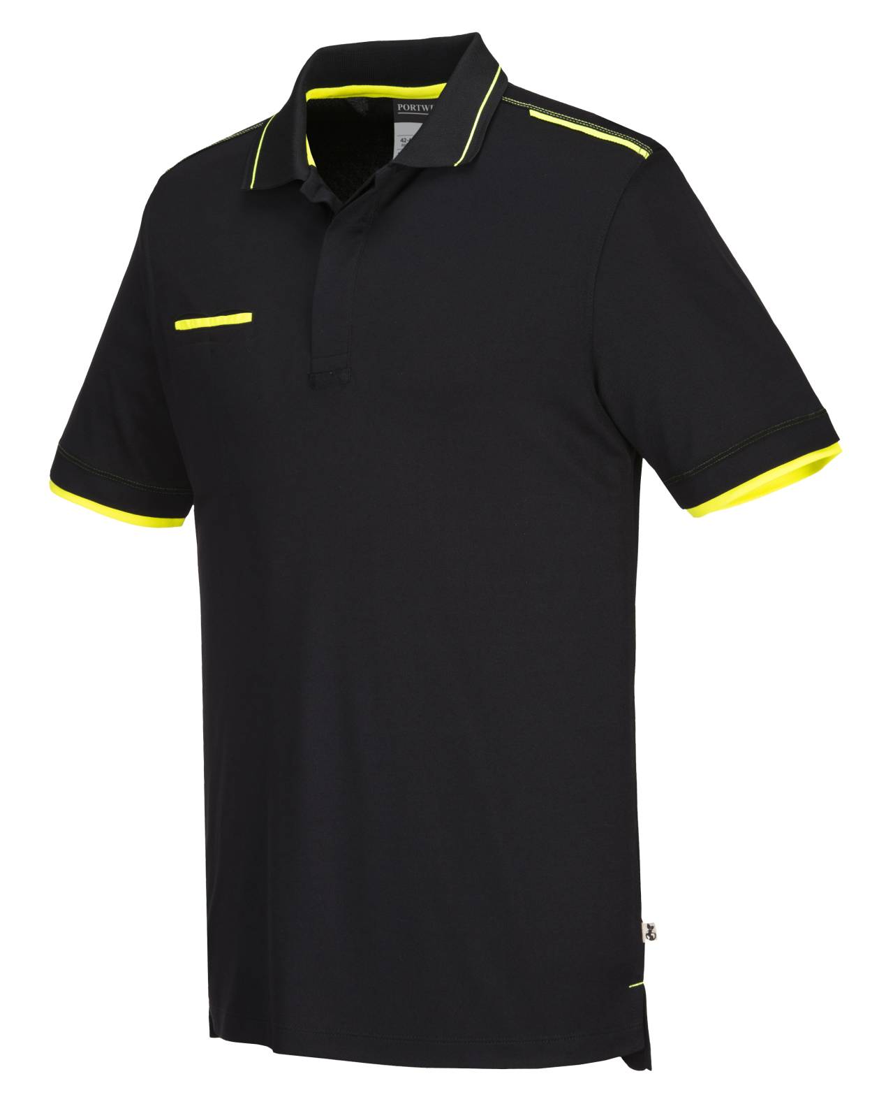 Portwest WX3 Eco Poloshirts T722 korte mouw zwart(BK)