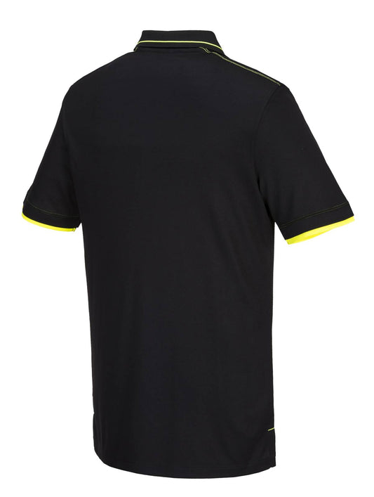 Portwest WX3 Eco Poloshirts T722 korte mouw zwart(BK)