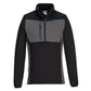 Portwest Hoodies T755 Half Zip zwart(BK)