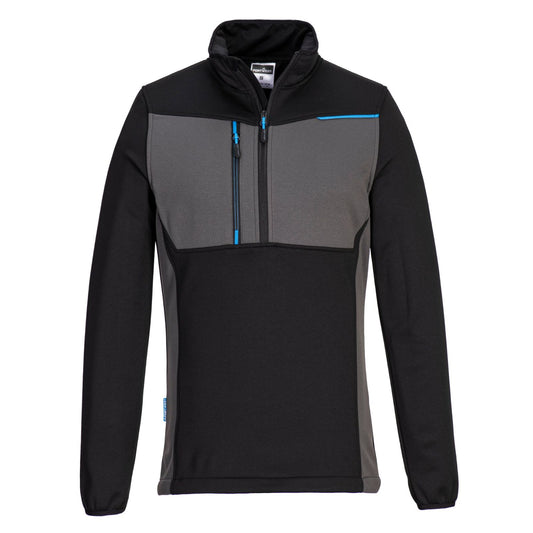 Portwest Hoodies T755 Half Zip zwart(BK)