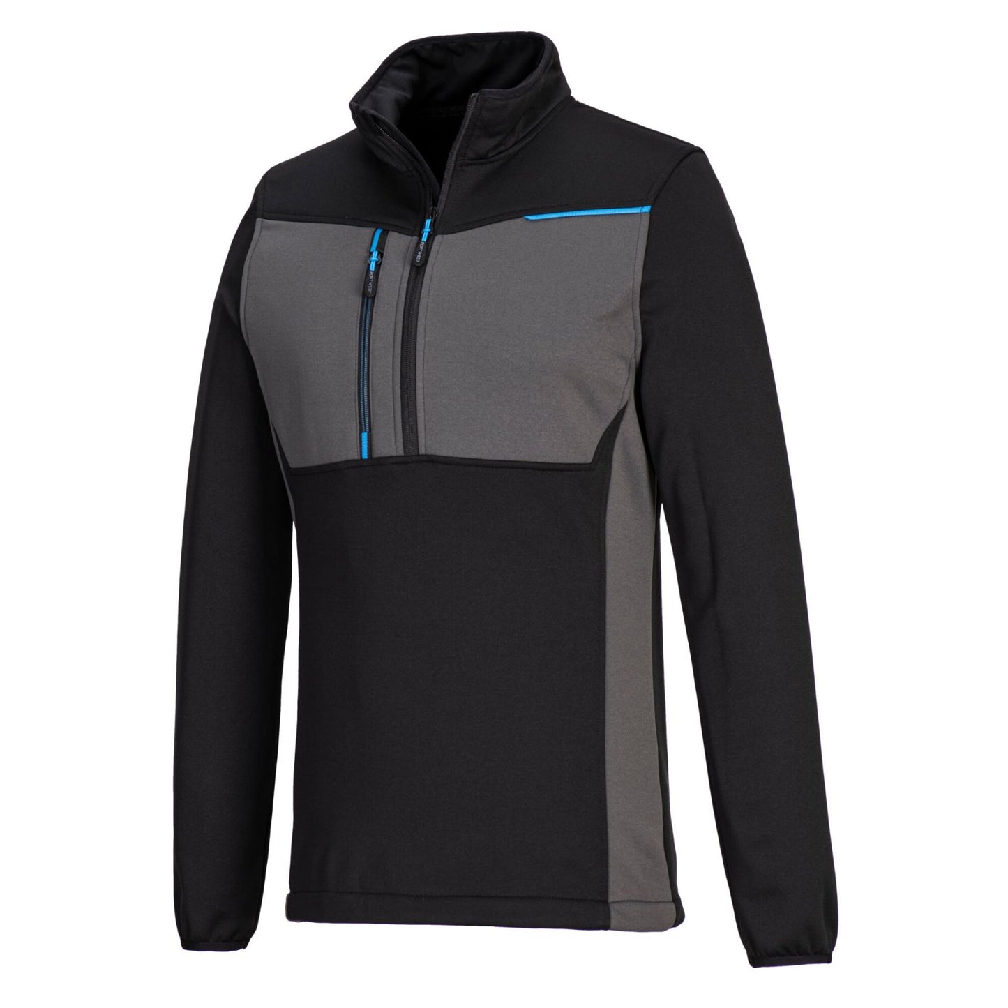Portwest Hoodies T755 Half Zip zwart(BK)