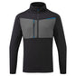 Portwest Hoodies T755 Half Zip zwart(BK)
