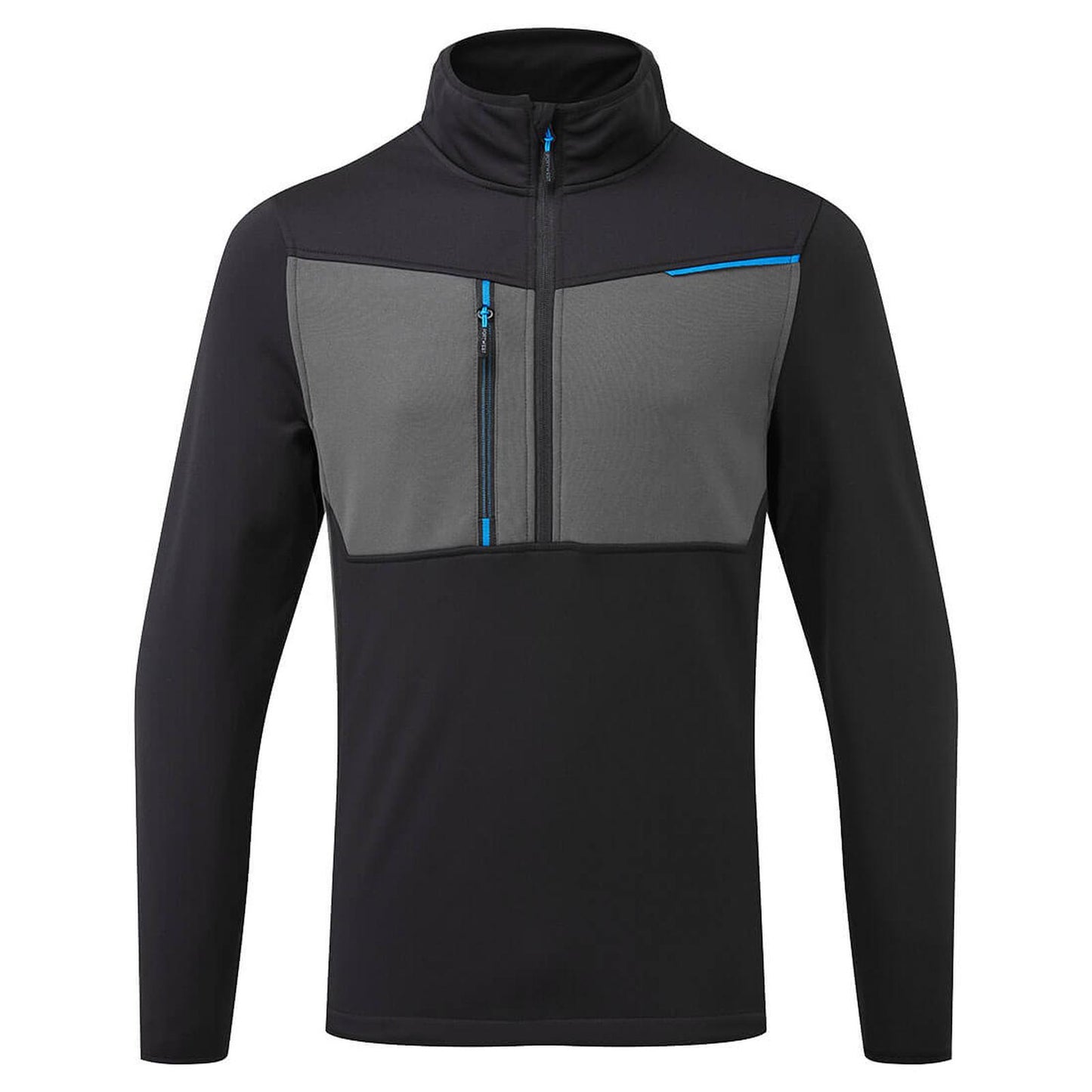 Portwest Hoodies T755 Half Zip zwart(BK)