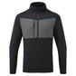 Portwest Hoodies T755 Half Zip zwart(BK)