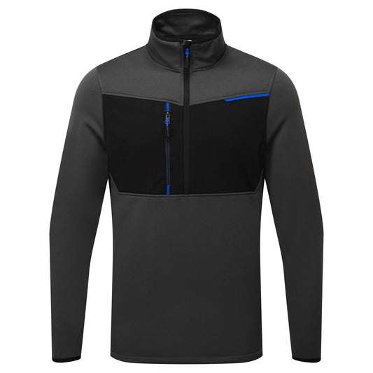 Portwest Hoodies T755 Half Zip metaalgrijs(MG)
