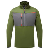 Portwest WX3 Alle Weersomstandigheden Hoodie T755 Tech Fleece halve rits olijfgroen(OG)