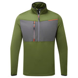 Portwest WX3 Bescherming Tegen Alle Weersomstandigheden Hoodie T755 Tech Fleece halve rits olijfgroen(OG)