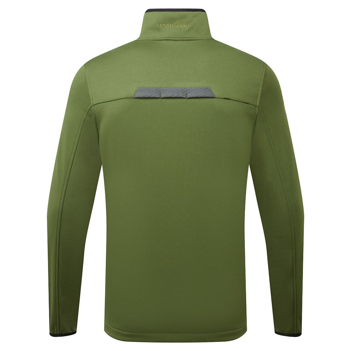 Portwest WX3 Alle Weersomstandigheden Hoodie T755 Tech Fleece halve rits olijfgroen(OG)