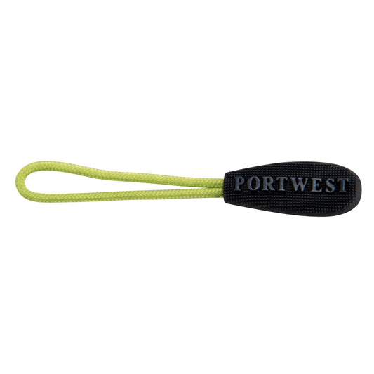 Portwest pullers T900 rits vervangbaar limoengroen(LG)