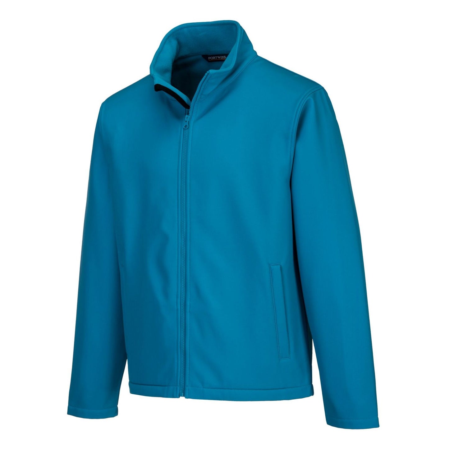 Portwest Regenkleding Alle weersomstandigheden Jassen TK20 Print & Promo softshell heren (2L) waterafstotend winddicht aquablauw(AQ)