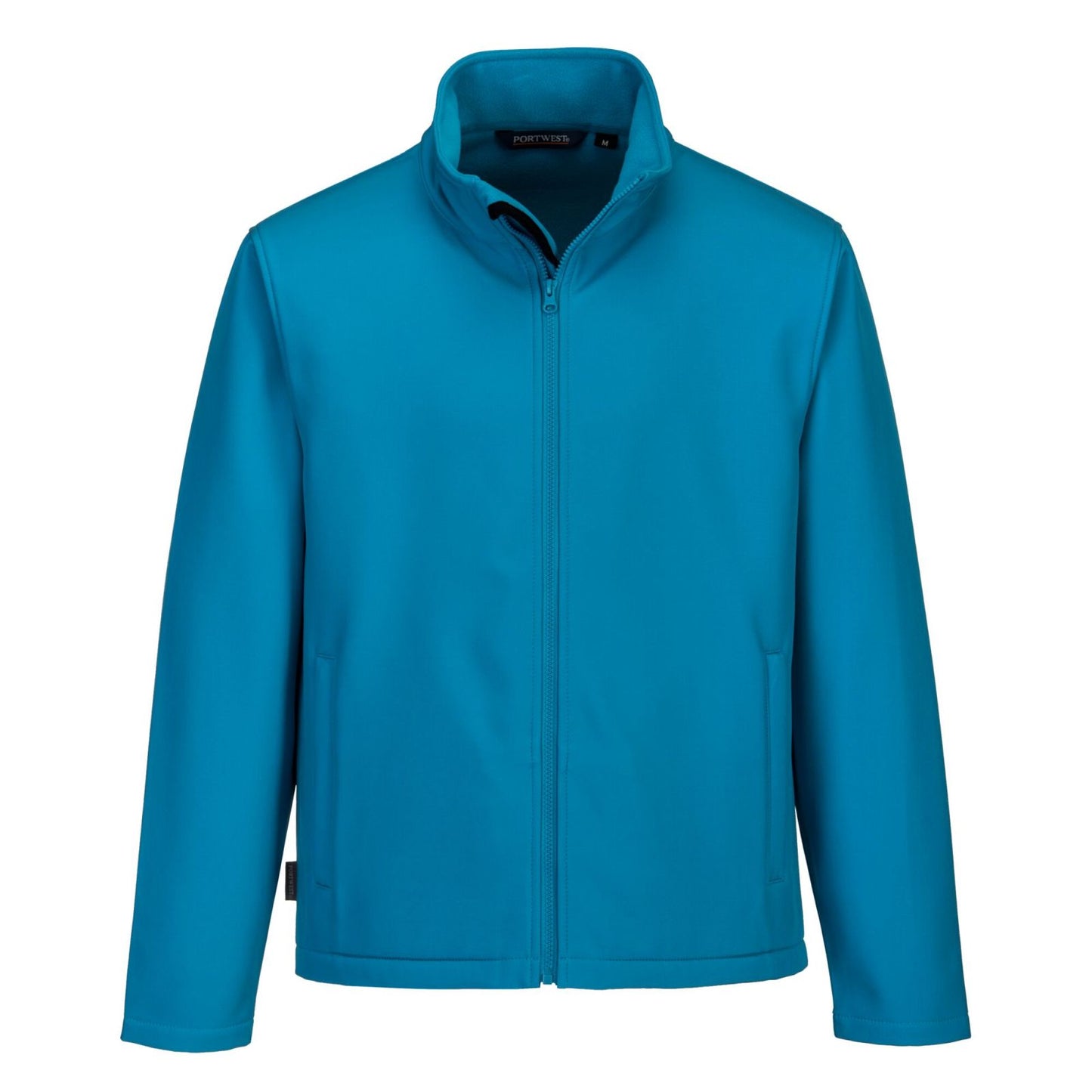 Portwest Regenkleding Alle weersomstandigheden Jassen TK20 Print & Promo softshell heren (2L) waterafstotend winddicht aquablauw(AQ)