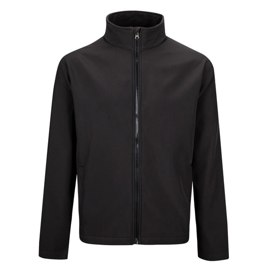 Portwest Regenkleding Alle weersomstandigheden Jassen TK20 Print & Promo softshell heren (2L) waterafstotend winddicht zwart(BK)