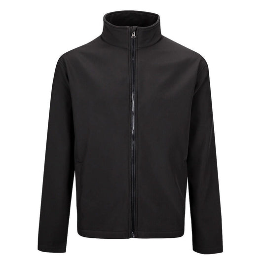 Portwest Regenkleding Bescherming Tegen Alle Weersomstandigheden Jassen TK20 Print & Promo softshell heren (2L) waterafstotend winddicht zwart(BK)