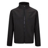 Portwest Regenkleding Alle weersomstandigheden Jassen TK20 Print & Promo softshell heren (2L) waterafstotend winddicht zwart(BK)