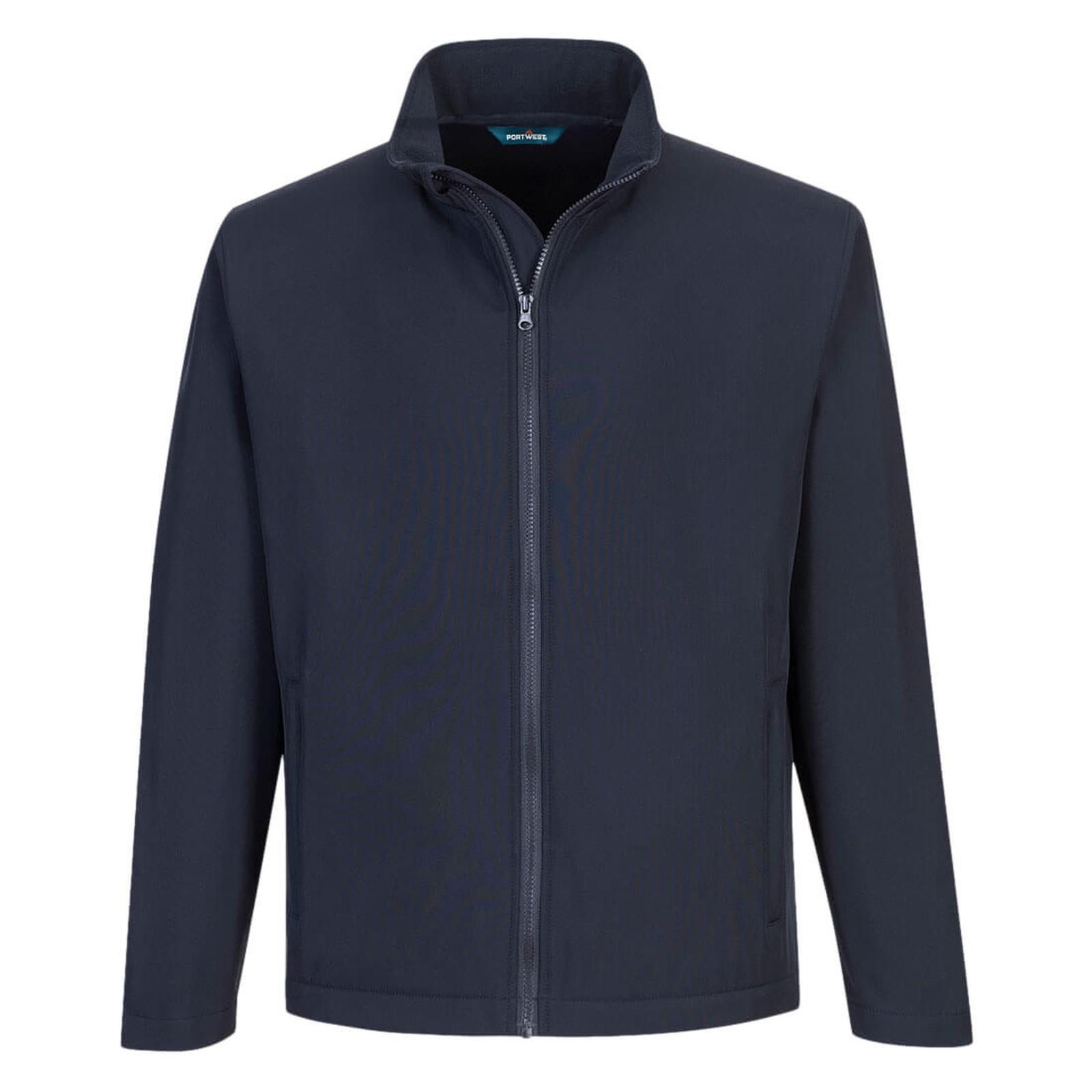 Portwest Regenkleding Bescherming Tegen Alle Weersomstandigheden Jassen TK20 Print & Promo softshell heren (2L) waterafstotend winddicht donker marineblauw(NV)