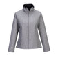 Portwest Print & Promo Regenkleding Jas TK21 softshell dames (2L) fleece waterafstotend winddicht mergelgrijs(GM)